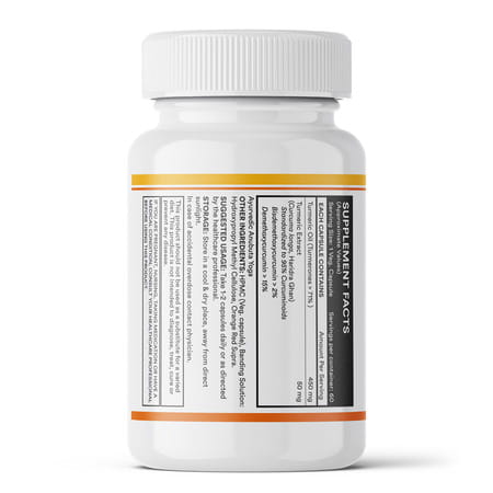 Inlife Curcumin Capsules With Turmeric Oil | 60 Liquid Filled Vegetarian Capsules