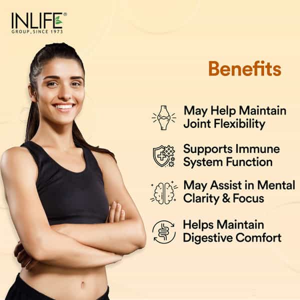 Inlife Curcumin Capsules With Turmeric Oil | 60 Liquid Filled Vegetarian Capsules