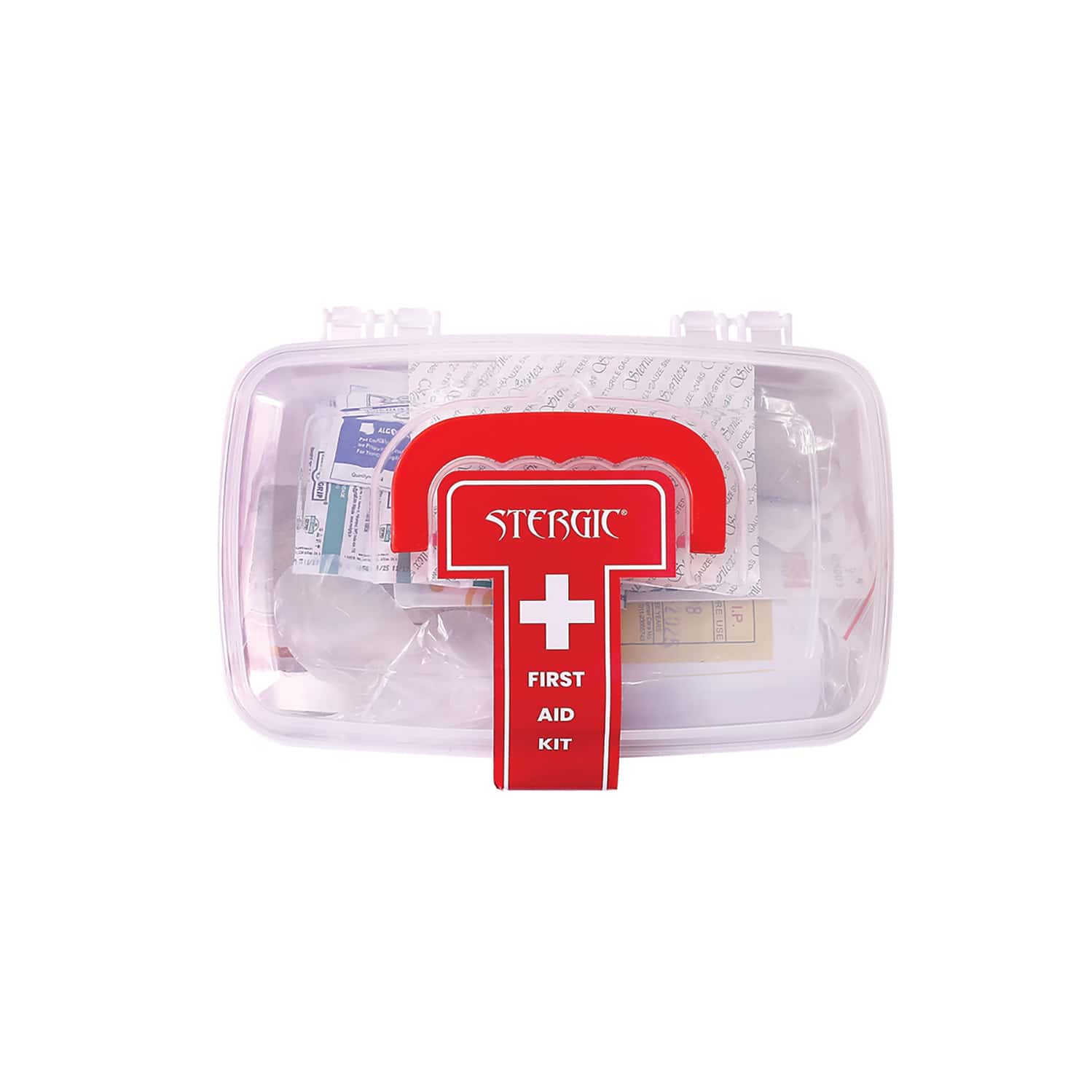 Stergic First Aid Kit Box Compact Medical Emergency Kit For Home Office Travel & Outdoor Use 1 No's