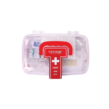 Stergic First Aid Kit Box Compact Medical Emergency Kit For Home Office Travel & Outdoor Use 1 No'S