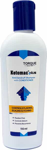 Ketomac Plus Anti-Dandruff Shampoo With Conditioner 110 Ml