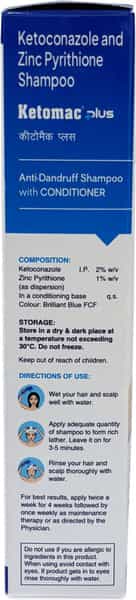 Ketomac Plus Anti-Dandruff Shampoo With Conditioner 110 Ml