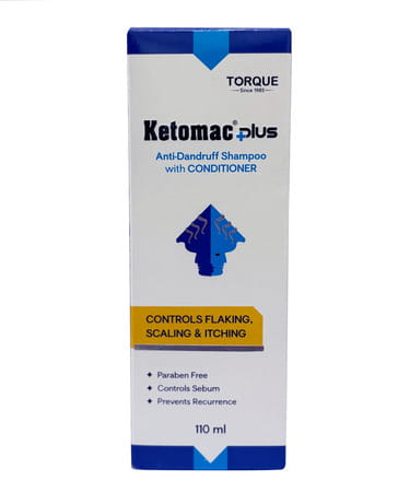 Ketomac Plus Anti-Dandruff Shampoo With Conditioner 110 Ml