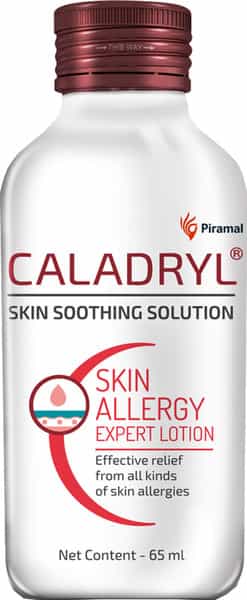 Caladryl Skin Allergy Lotion For Rashes | Sunburn | Prickly Heat And Insect Bites- 65Ml