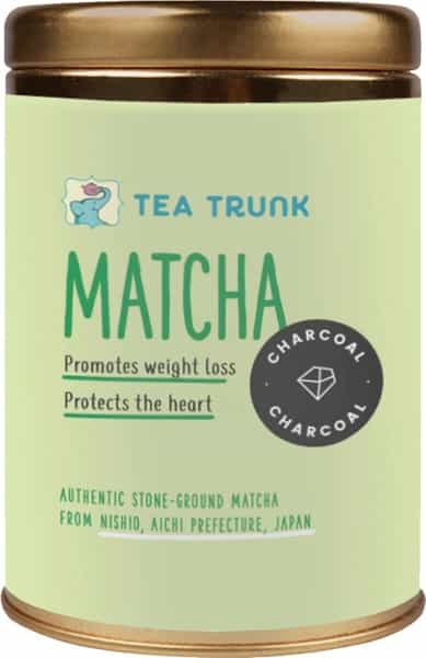 Tea Trunk Activated Charcoal Matcha - 30G Tin