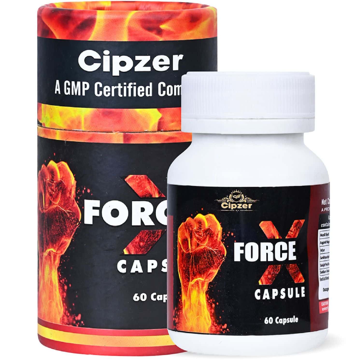 Cipzer Force X 60 Capsules Helps With Premature Ejaculation | Nightfall & Erectile Dysfunction