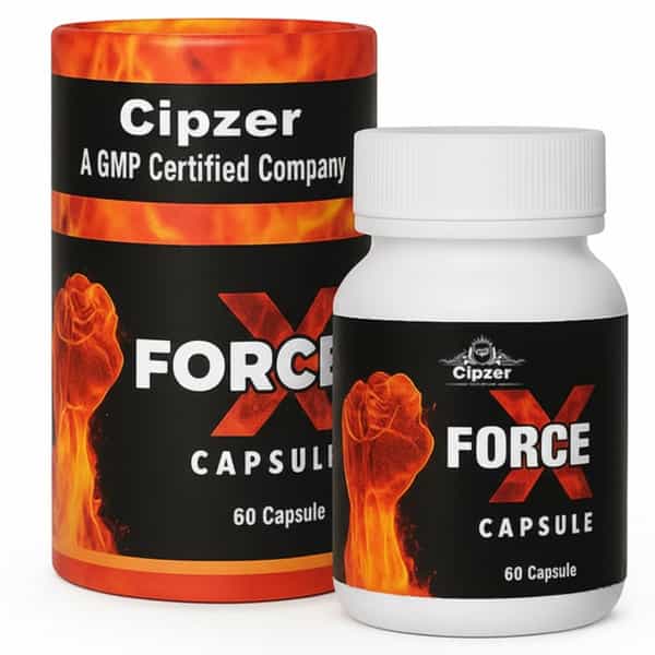 Cipzer Force X 60 Capsules | Supports Mens Vitality| Stamina & Overall Wellness