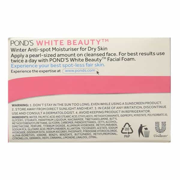 Pond's White Beauty Winter Dry Skin Spf 15 50 Gm