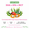 Bliss Welness Vegan Omega 3 Dha Epa Mct For Brain & Heart Supplements|For Women| 60 Veg Capsules