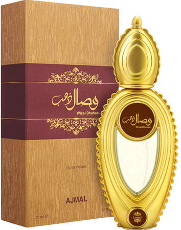 Ajmal Wisal Dhahab Edp 50ml Perfume For Men And Mukhallat Al Wafa Cp Attar 12ml For Unisex