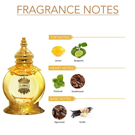 Ajmal Wisal Dhahab Edp 50ml Perfume For Men And Mukhallat Al Wafa Cp Attar 12ml For Unisex