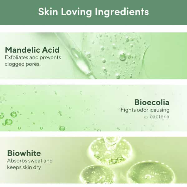 Cos-Iq Brightening Underarm Roll-On Serum - With Bioecolea | Mandelic Acid & Bio White | 40Ml