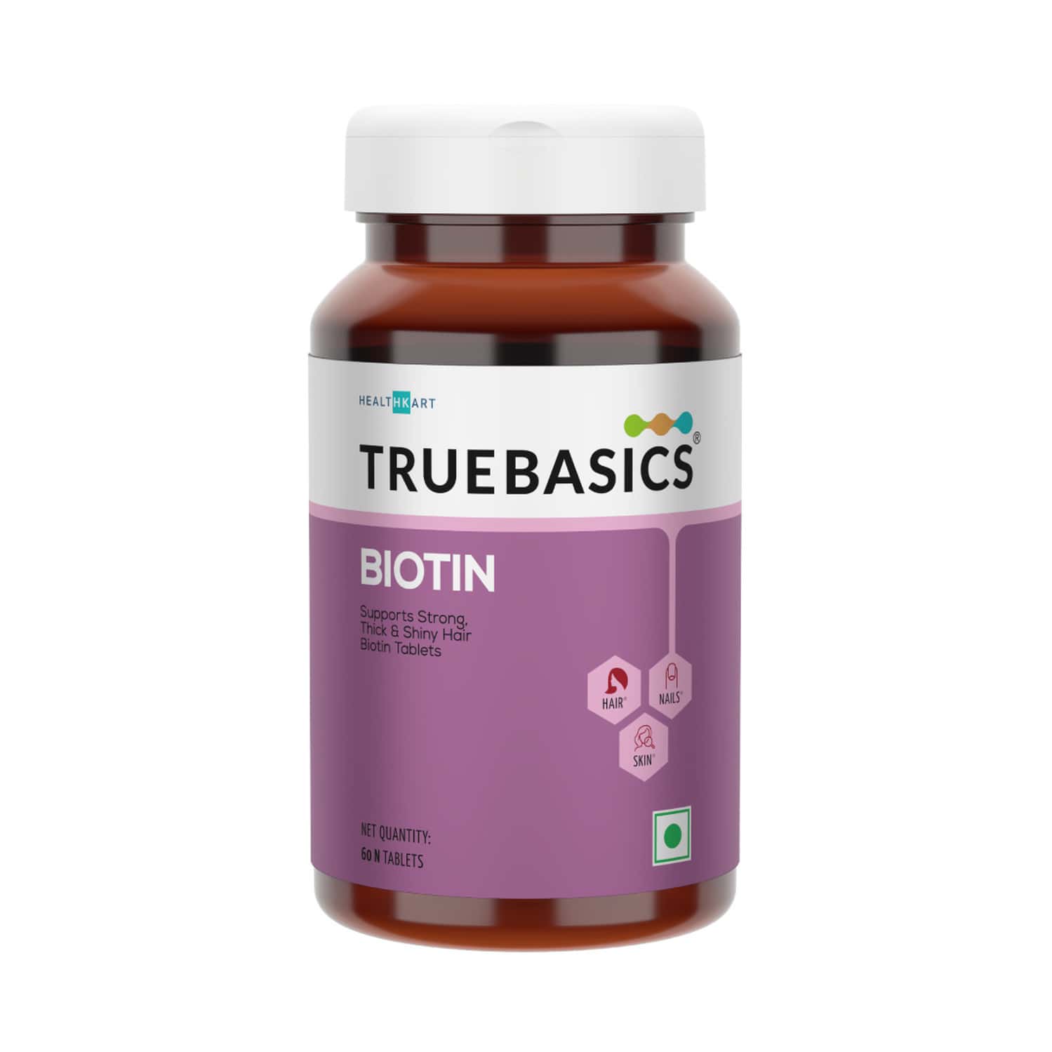 Truebasics Biotin 10000mcg - 60 Tablets