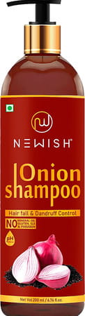 Newish Red Onion Shampoo For Hair Growth And Hairfall Control 200 Ml