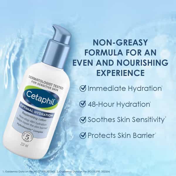 Cetaphil Optimal Hydration Replenishing Lotion 237 Ml