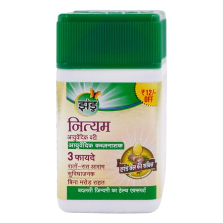 Zandu Nityam Ayurvedic Vati 30 Tablets