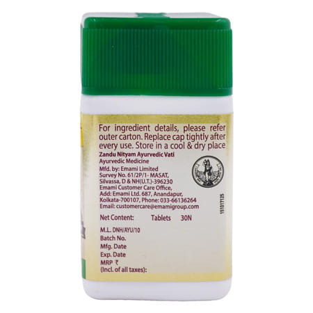 Zandu Nityam Ayurvedic Vati 30 Tablets