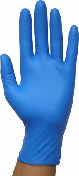 Ansell Micro Touch Royal Blue Nitrile Examination Glove Pack Of 100 - Small