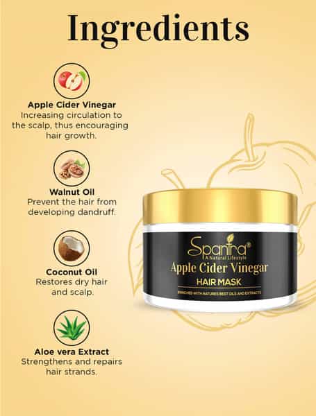 Spantra Apple Cider Vinegar Hair Mask 250Gm