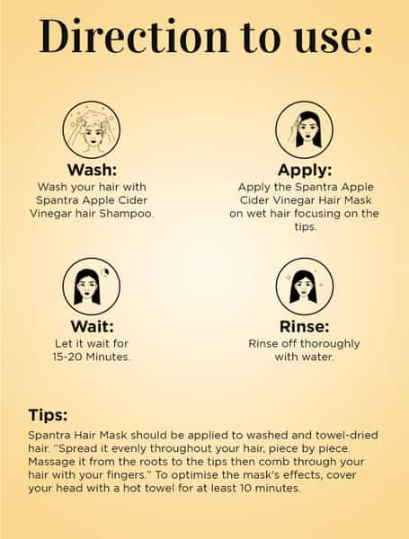 Spantra Apple Cider Vinegar Hair Mask 250Gm