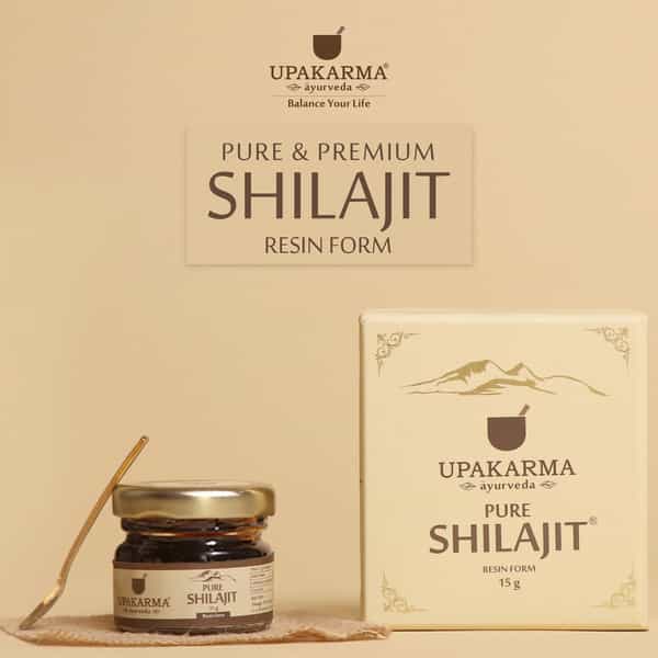 Upakarma Ayurveda Pure Shilajit Resin Form 15 Grams