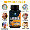 Vedapure Natural L-Arginine Nitric Oxide Booster Supplement For Energy - 60 Capsules