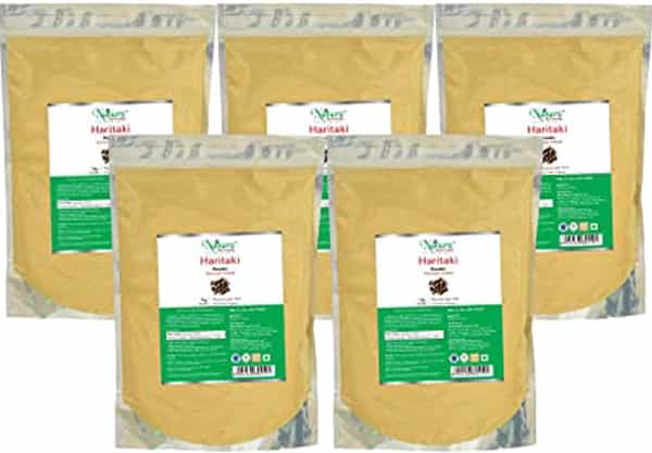 Naturz Ayurveda Haritaki Powder - 1 Kg Value Pack Of 5