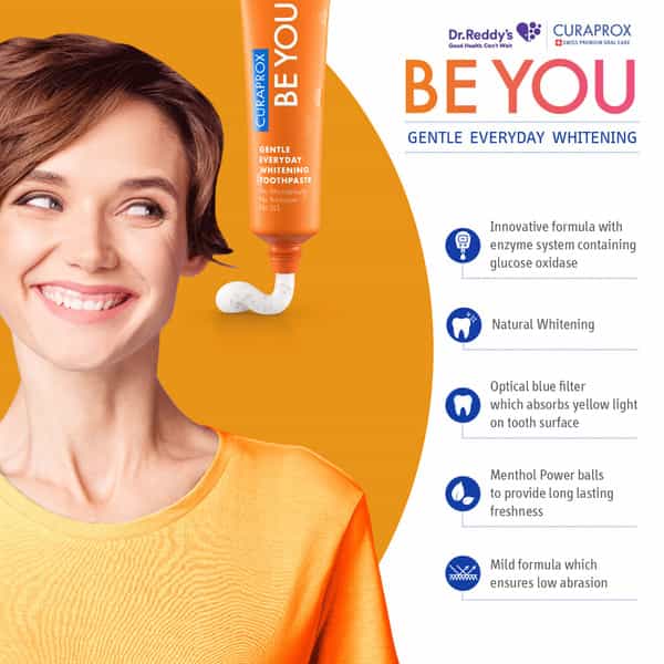 Curaprox Be You Tooth Paste Peach+Apri(Orange) - 60Ml