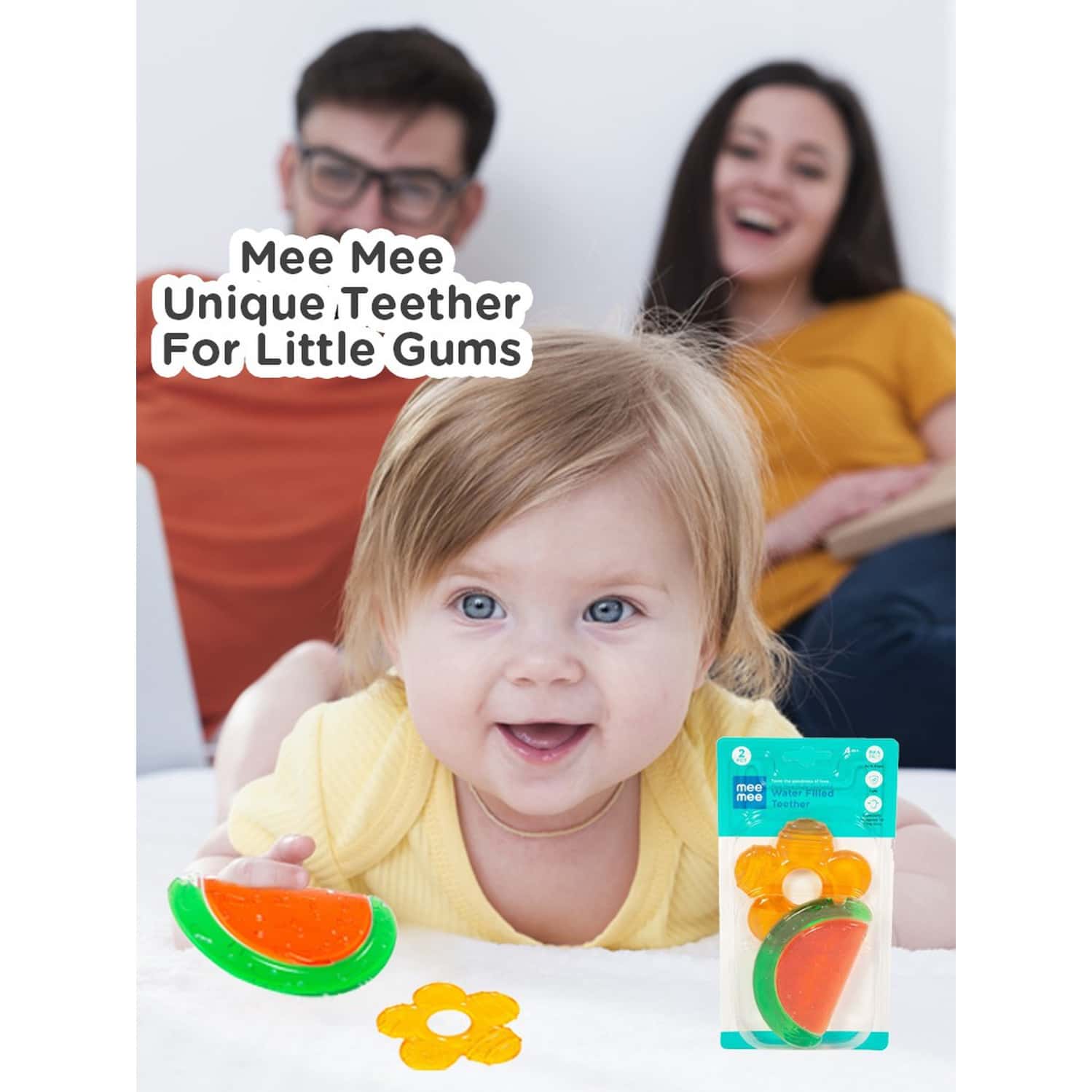 Buy MEEMEE MULTI-TEXTURED WATER FILLED TEETHER (PACK OF 2) (RED