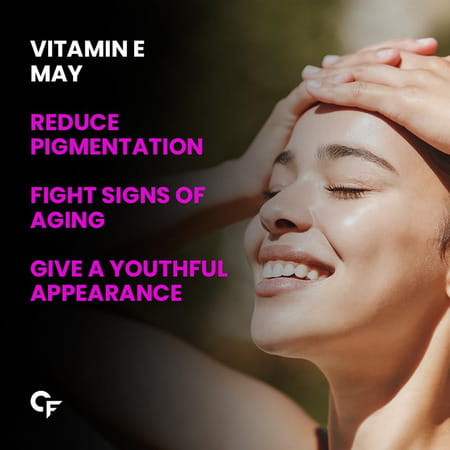 Carbamide Forte Vitamin E 600mg For Face Hair 100% Natural Vitamin E-60 Capsules