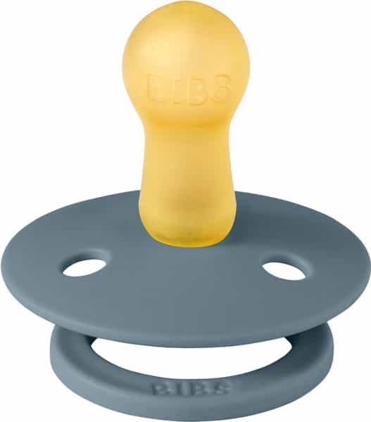 Bibs Pacifier Colour Latex Round Size 2 | Pack 1 Petrol - 6+M