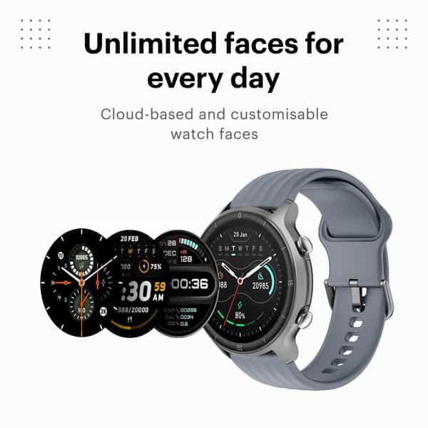 Noise Noisefit Agile Smartwatch (Silver Grey)