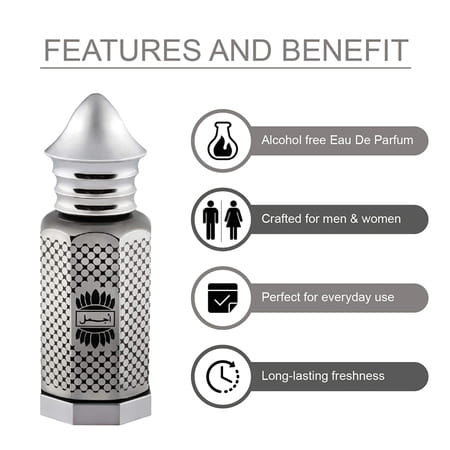 Ajmal Khofooq Cp Oil Women 18ml For Unisex And Asher Cp Oil 12ml For Unisex