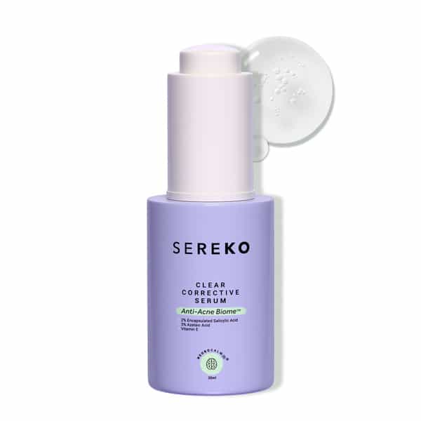 Sereko Clear Corrective Serum With 2% Salicylic Acid Bha For Active Acne Reducing Sebum 30 Ml