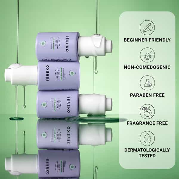 Sereko Clear Corrective Serum With 2% Salicylic Acid Bha For Active Acne Reducing Sebum 30 Ml