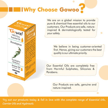 Pack Of 6 Essential Oils - Eucalyptus | Lemongrass | Lavender | Peppermint | Rosemary And Tea Tree