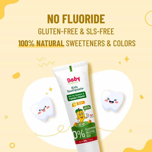 Babyorgano Herbal Toothpaste-Mango - 50G
