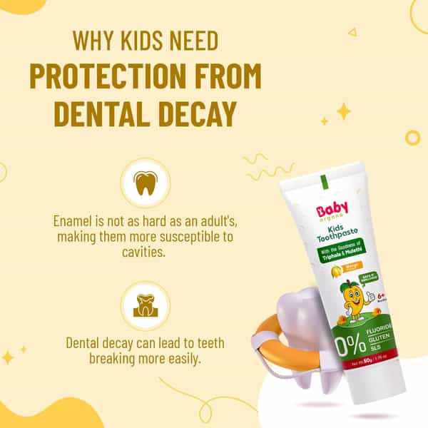 Babyorgano Herbal Toothpaste-Mango - 50G