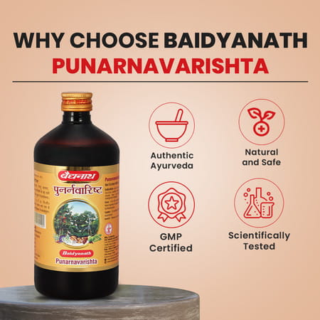 Baidyanath Punarnavarishta 450 Ml