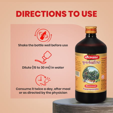 Baidyanath Punarnavarishta 450 Ml