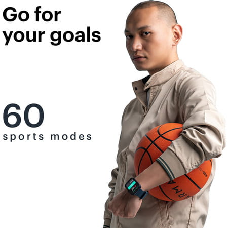 Noise Colorfit Caliber Smartwatch (Midnight Blue)