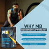 Muscleblaze Beginner's Whey Protein Powder (Chocolate | 500G) | 12G Protein Per Scoop