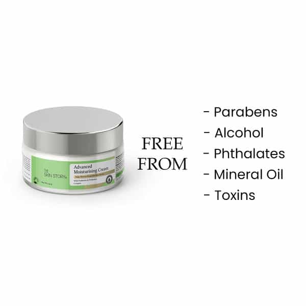The Skin Story Lightweight Advanced Moisturizing Cream With Vit E Repairs Nourishes Damaged Skin 50G