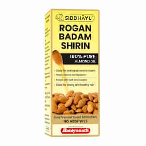 Baidyanath Asli Ayurved Rogan Badam Oil | Nourishes Skin & Hair | Improves Immunity | 25 Ml (2 Pack)