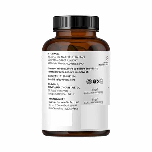 Nirvasa Hair Vitals Dht Blocker With Biotin | Hair Vitamins Tablets For Men & Women (30 Tablets)