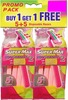 Supermax Long Handle Women Razors - 5 (Pack Of 2)