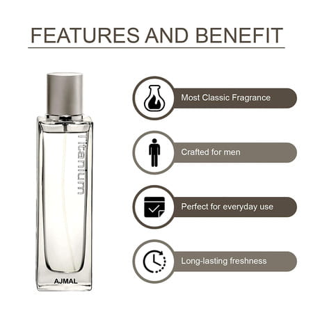 Ajmal Titanium Edp 100ml Perfume For Men And Mizyaan Cp Oil Alcohol-Free Attar 14ml For Unisex
