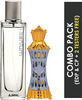 Ajmal Titanium Edp 100Ml Perfume For Men And Mizyaan Cp Oil Alcohol-Free Attar 14Ml For Unisex