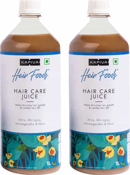 Kapiva Hair Care Juice (2L)|For Hair Growth & Hair Fall Control|100% Ayurvedic|Super Saver Pack Of 2