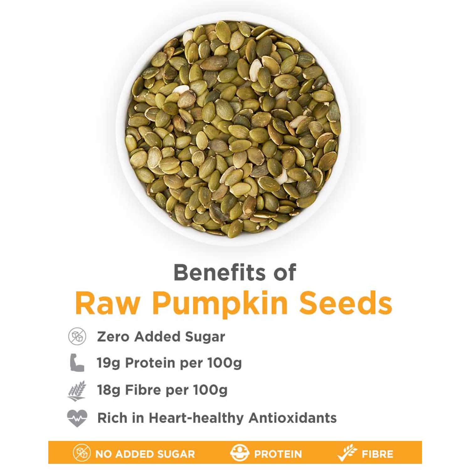 Buy TRUE ELEMENTS RAW PUMPKIN SEEDS 150GM Online & Get Upto 60 OFF at